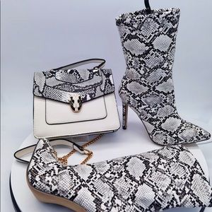 Snakeskin Boot Set